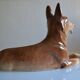 Wolf Dog German Shepherd Ceramic Saint Clément L 39 cm H 26 cm
