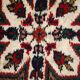 Vintage Persian Carpet Hamadan handmade 70cm x 136cm 1970s, 1C779