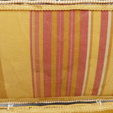 Wicker and scoubidou sewing box