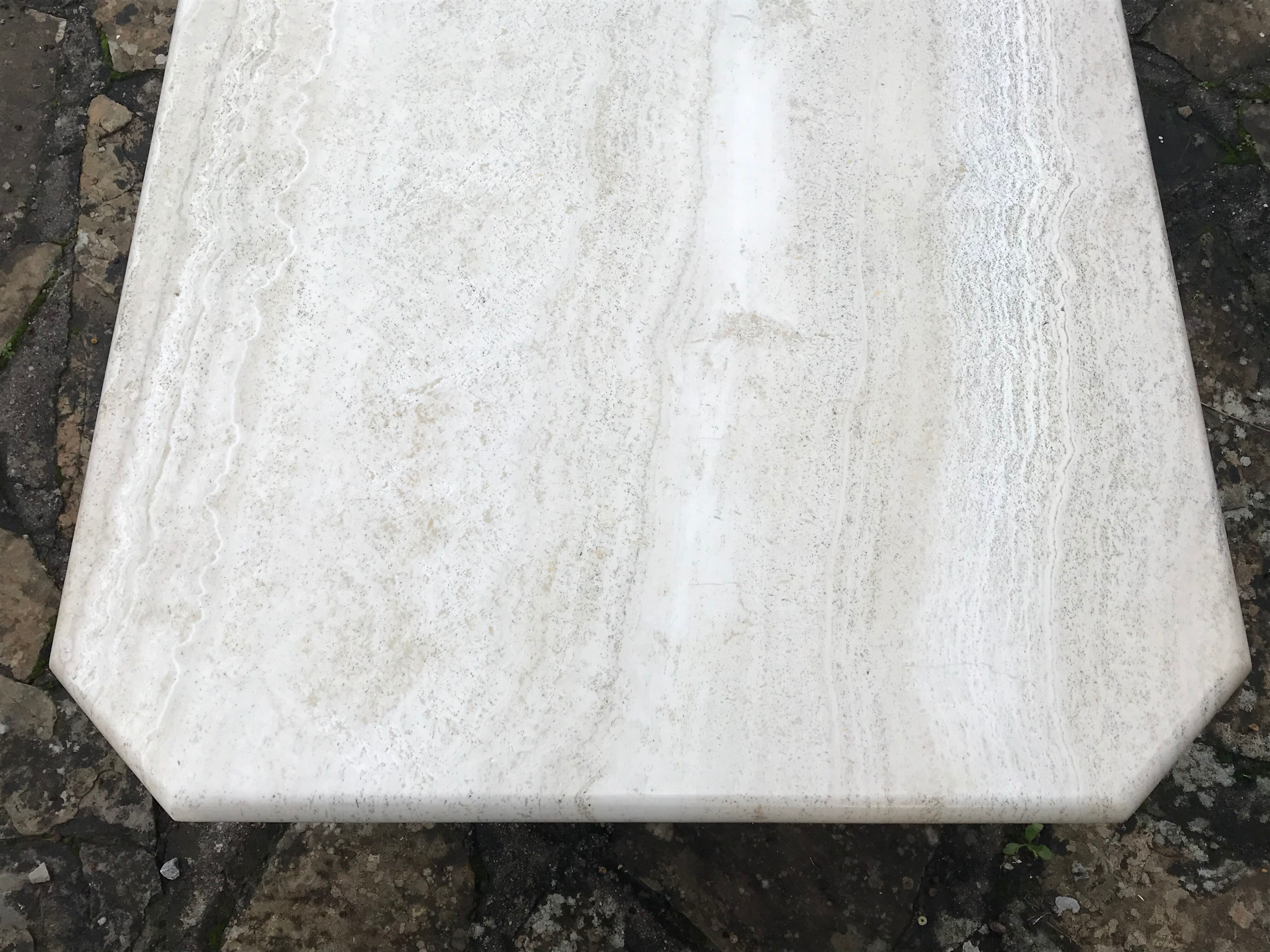 Vintage travertine coffee table