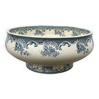 Ceramic iron earth salad bowl Moulin des loups