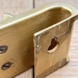 Gold aluminum coat rack