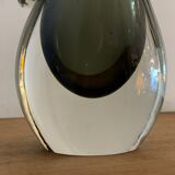 Sommerso Murano glass vase 1960