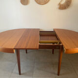 Table en teck vintage NF 2 rallonges