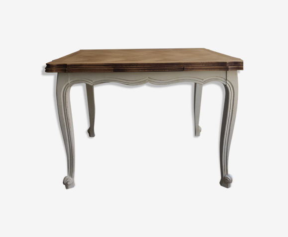 Table shabby avec rallonges