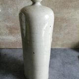 Grey glazed stoneware hot water bottle