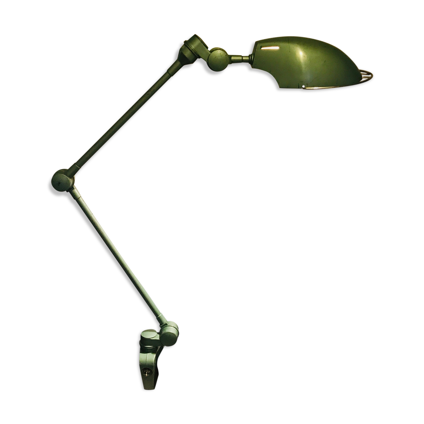 Industrial lamp green vintage industry 1960-70