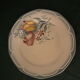 Lot of 6 plates dessert Sarreguemines edge blue/tulips