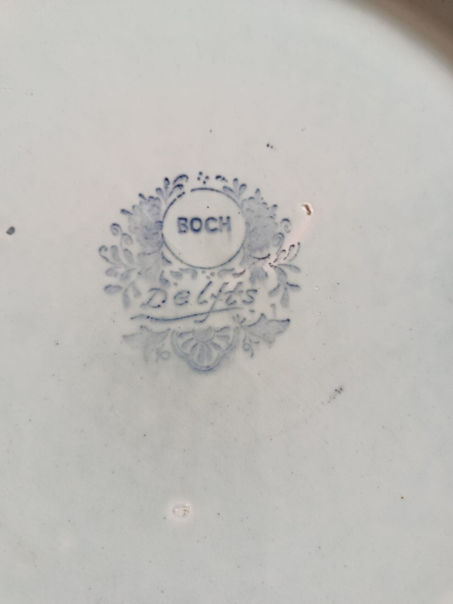 Large round dish