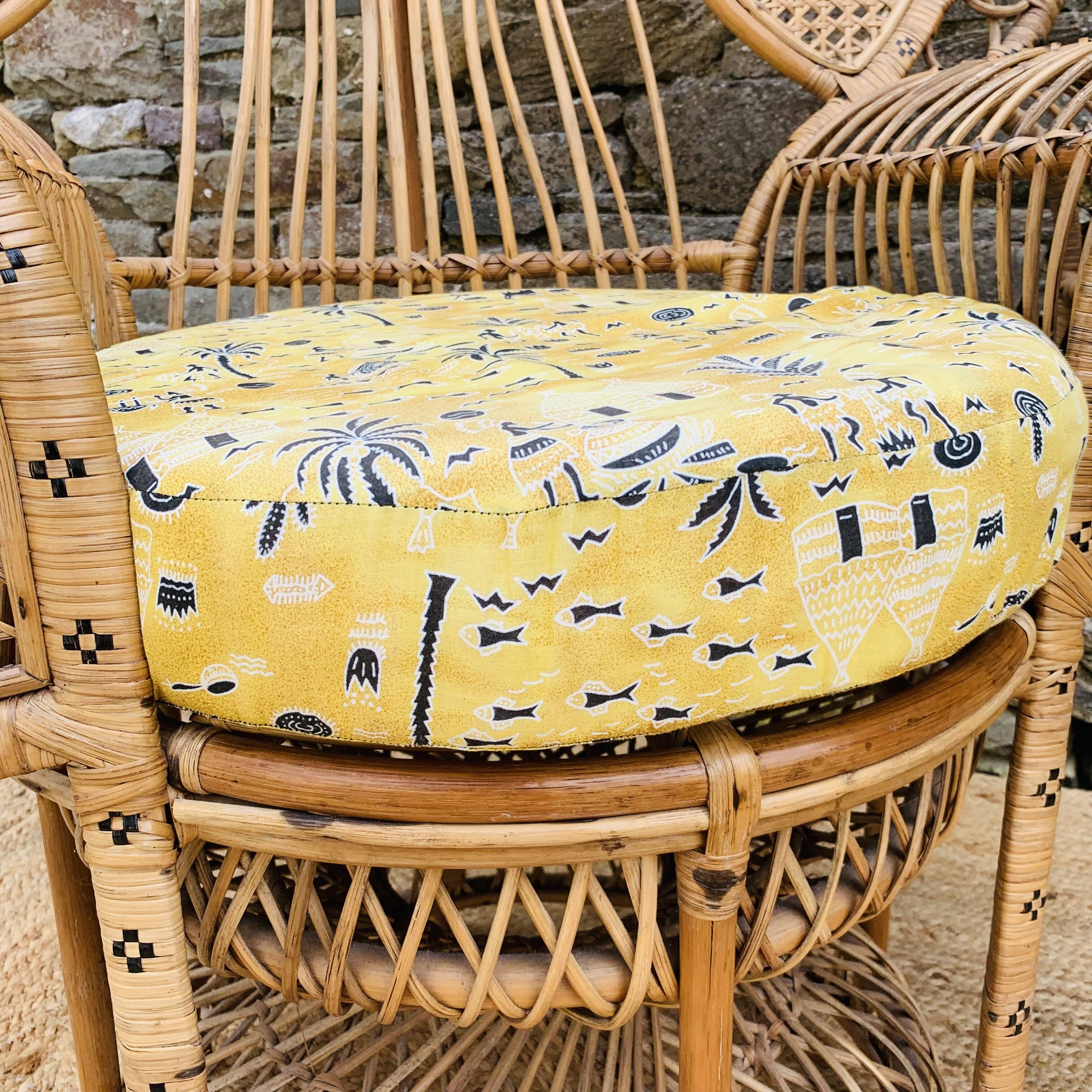 Fauteuil Emmanuel en rotin et osier naturel