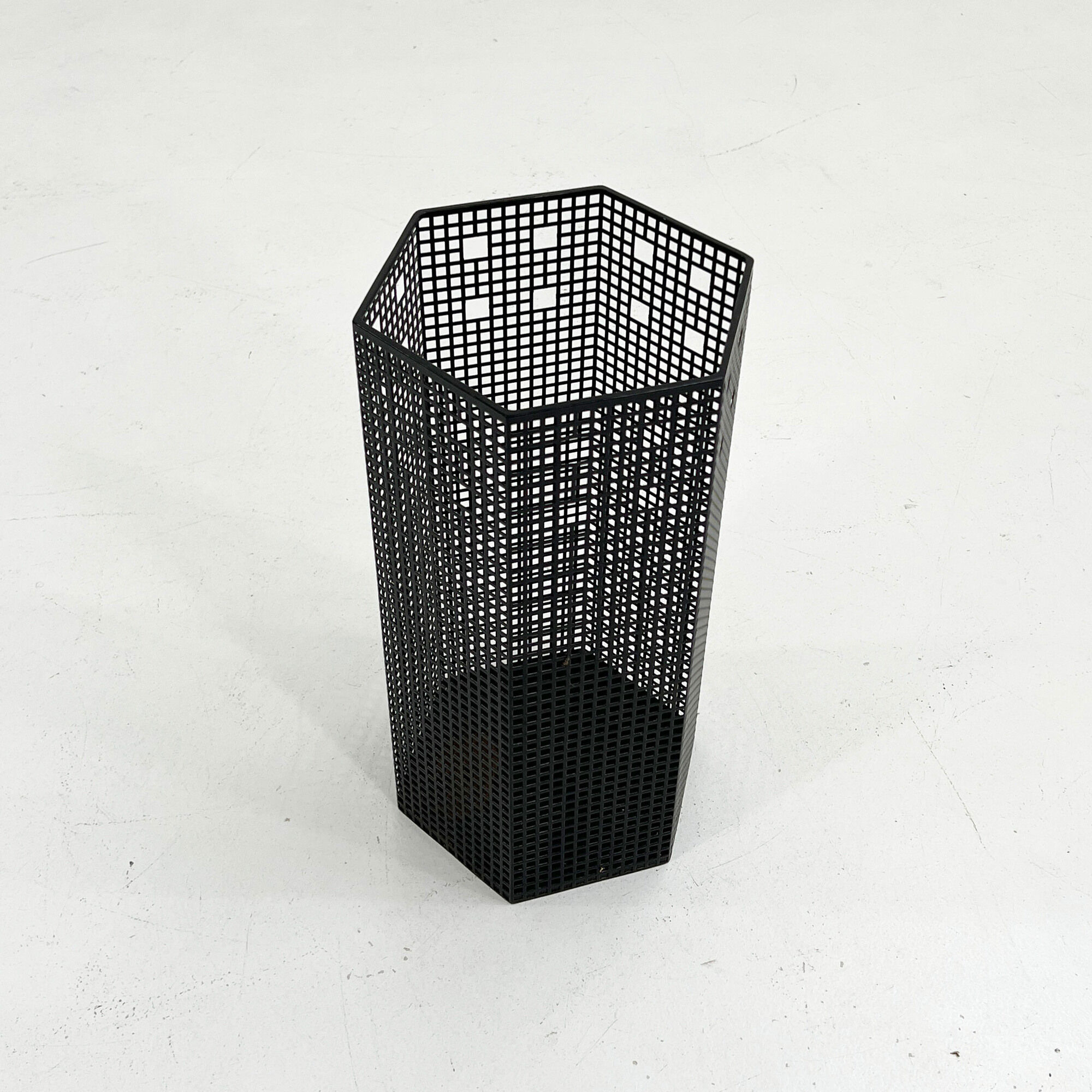 Wastepaper basket or umbrella holder by Josef Hoffmann for Bieffeplast, 1980