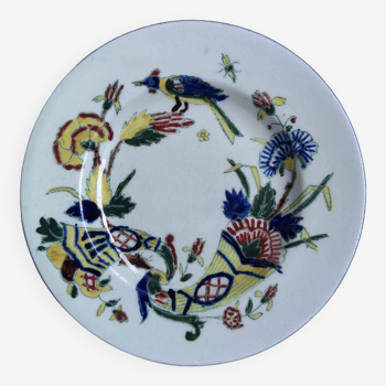Soap holder / dish in enameled ceramic - gien - vintage 1876