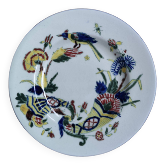 Soap holder / dish in enameled ceramic - gien - vintage 1876