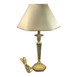 designer brass lamps with its lampshade
