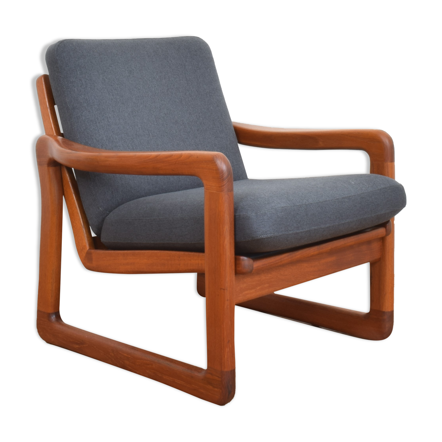 Mid-Century Danish Teak Armchair from Holstebro Møbelfabrik, 1970s.