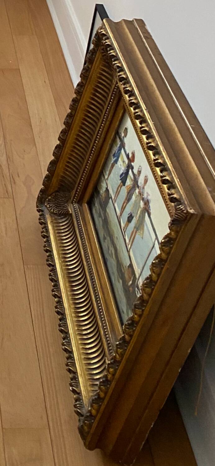 Oil painting club 55 Saint Tropez pontoon