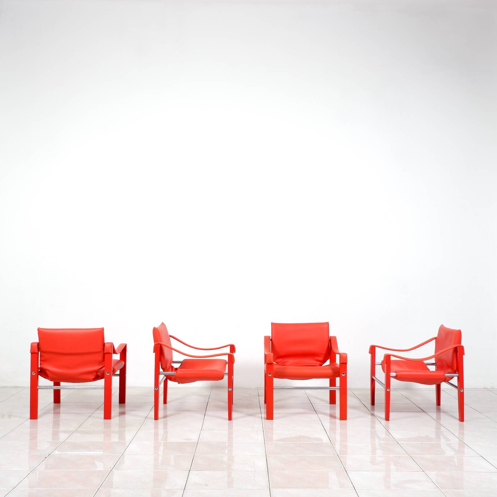 Safari lounge chairs by Maurice Burke for Arkana