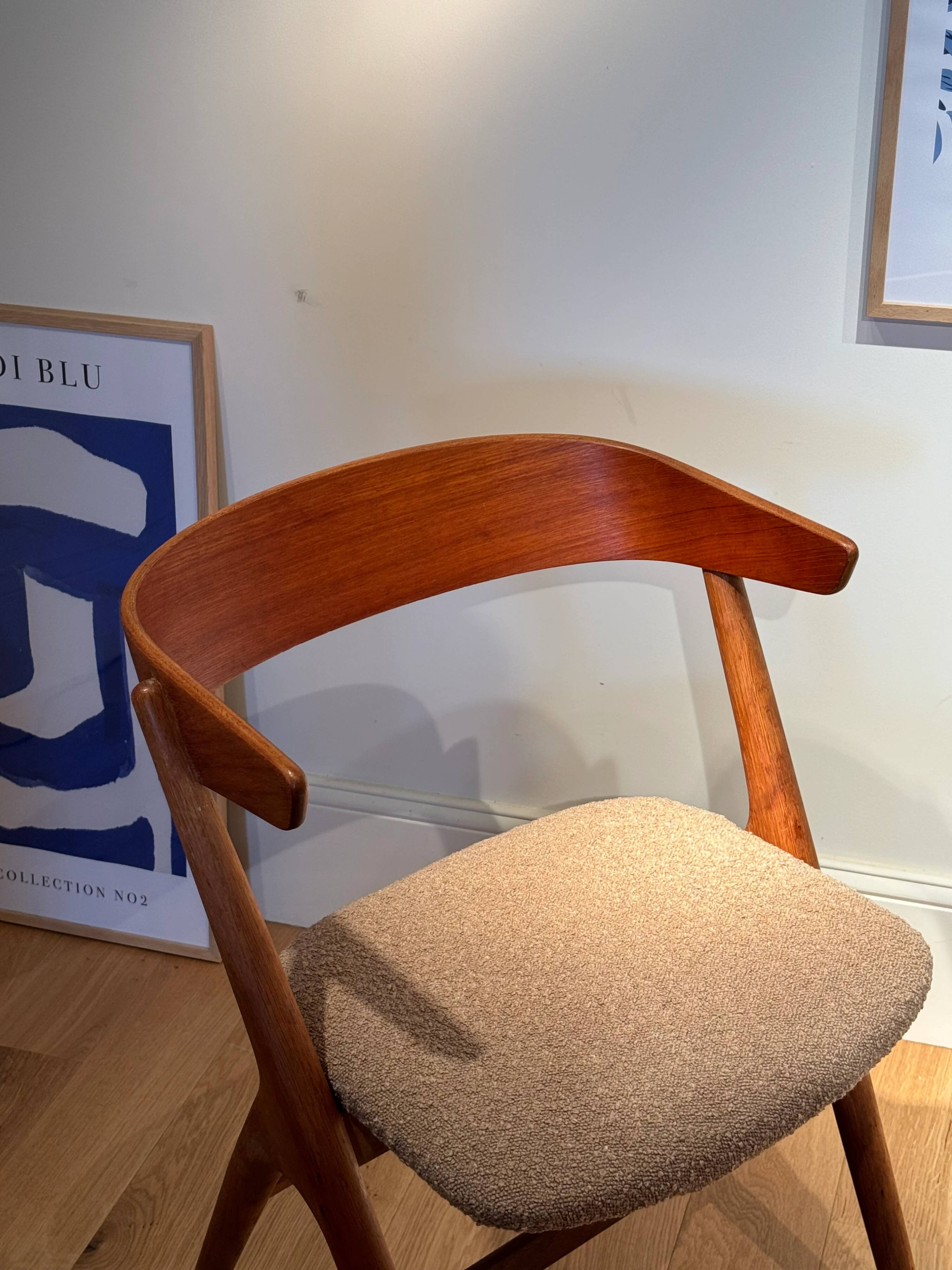 Chaise scandinave vintage Sibast n9