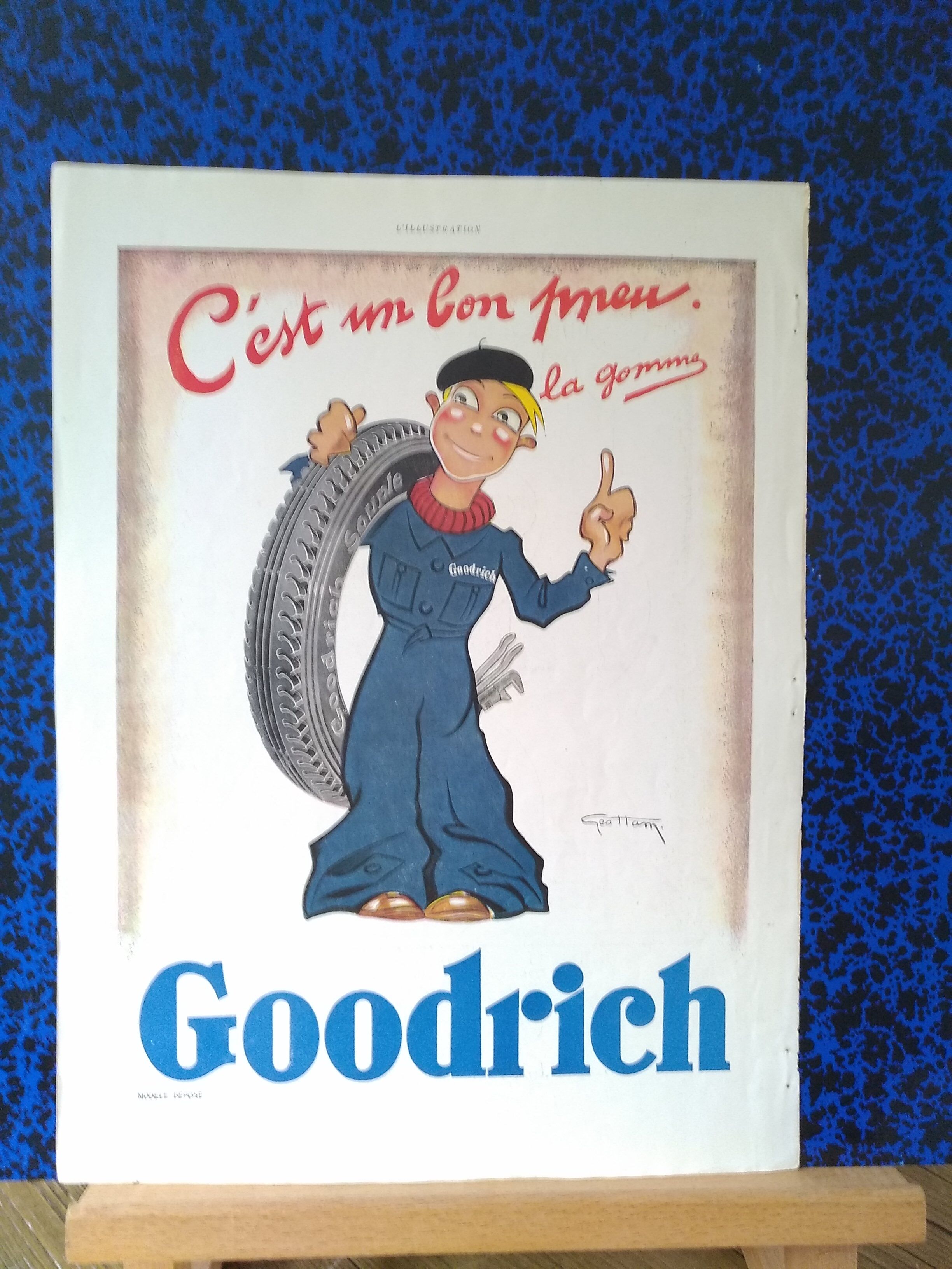 Ancien Diabolo LE GRACIEUX Des Années 1930 – Métal, Pneu Et Bambou – Boîte D’origine