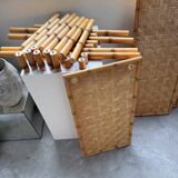 Large rattan shelf 1960