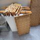 Large rattan shelf 1960