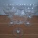 6 coupes à champagne en cristal taillé années 1910