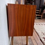 Vintage teak compass feet