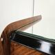 Commode en acajou avec miroir du milieu du siècle des années 1950