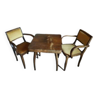 Armchair table set