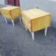 Paire de chevets vintage 2 tiroirs