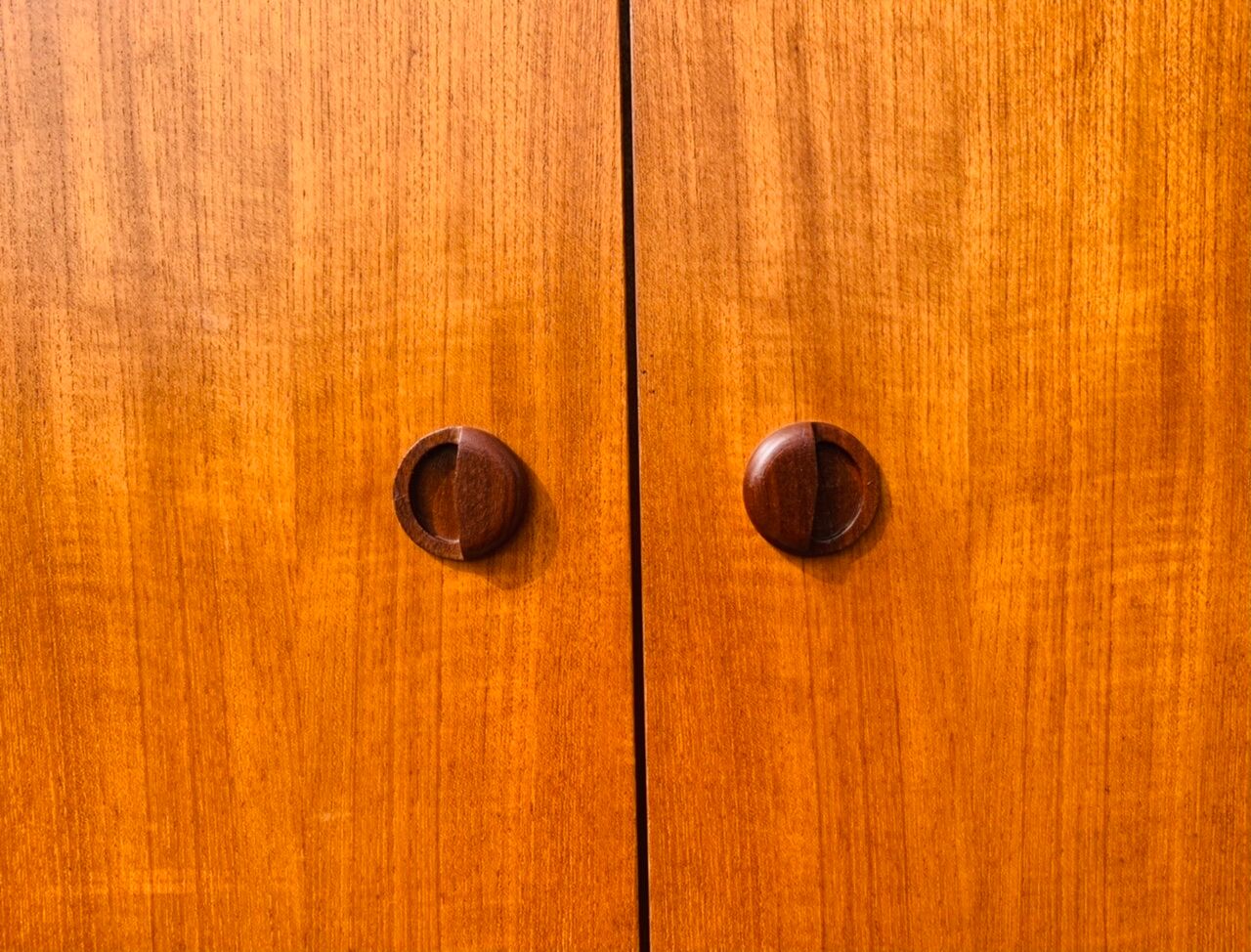 Teak storage cabinet, Scandinavian style, Circa 60's