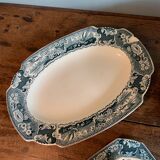 Set of 3 serving dishes in Maastricht ceramic