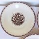 3 Sarreguemines soup plates, Argonne model 210744