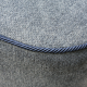 Jeans blue cocktail chair, vintage, 50
