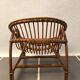 Vintage rattan basket chair