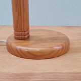 Scandinavian articulated pine lamp