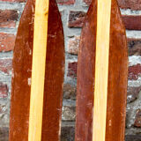 Old pair of wooden paddles 180 cm