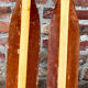 Old pair of wooden paddles 180 cm