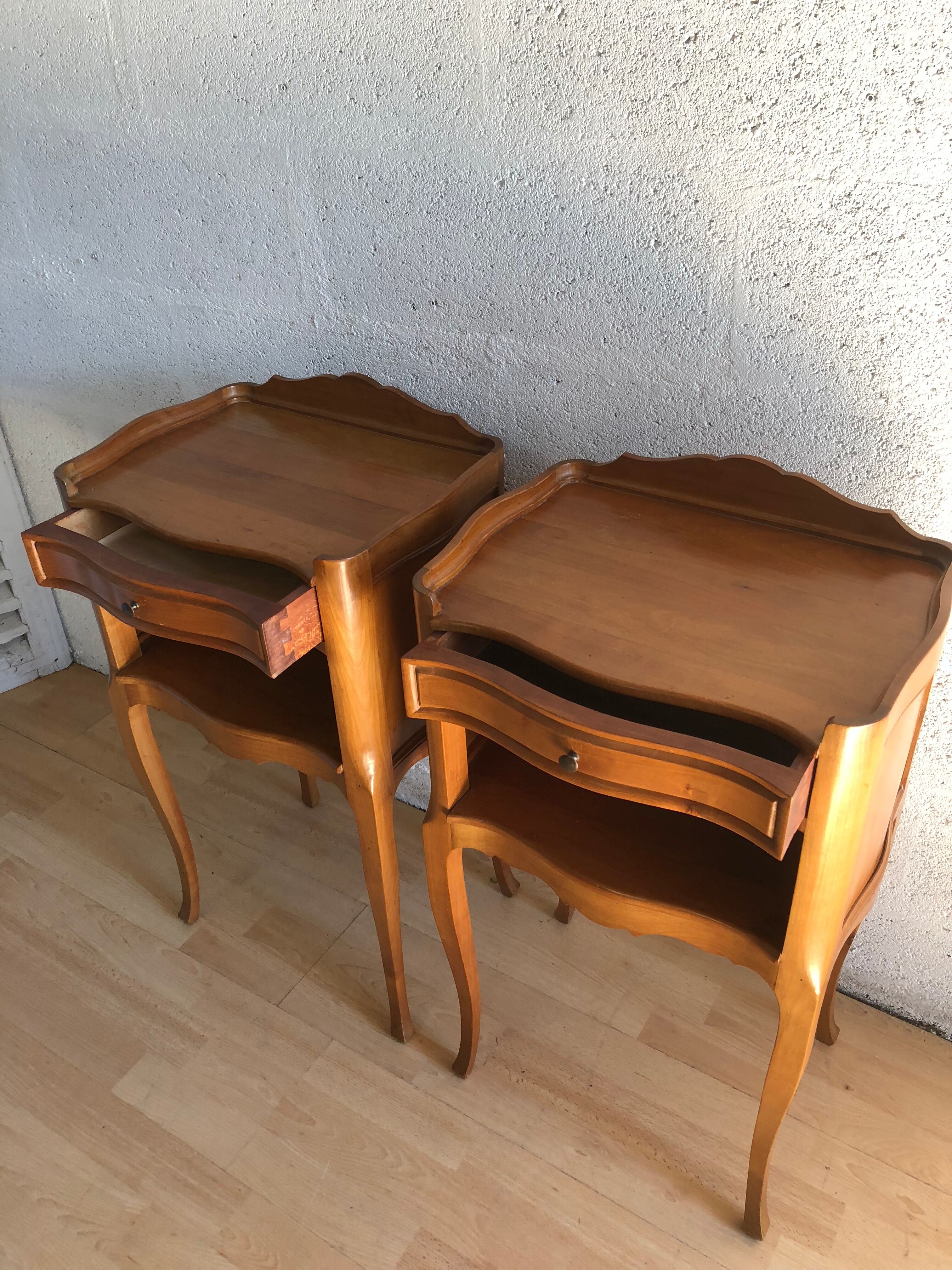 Pair of bedside table