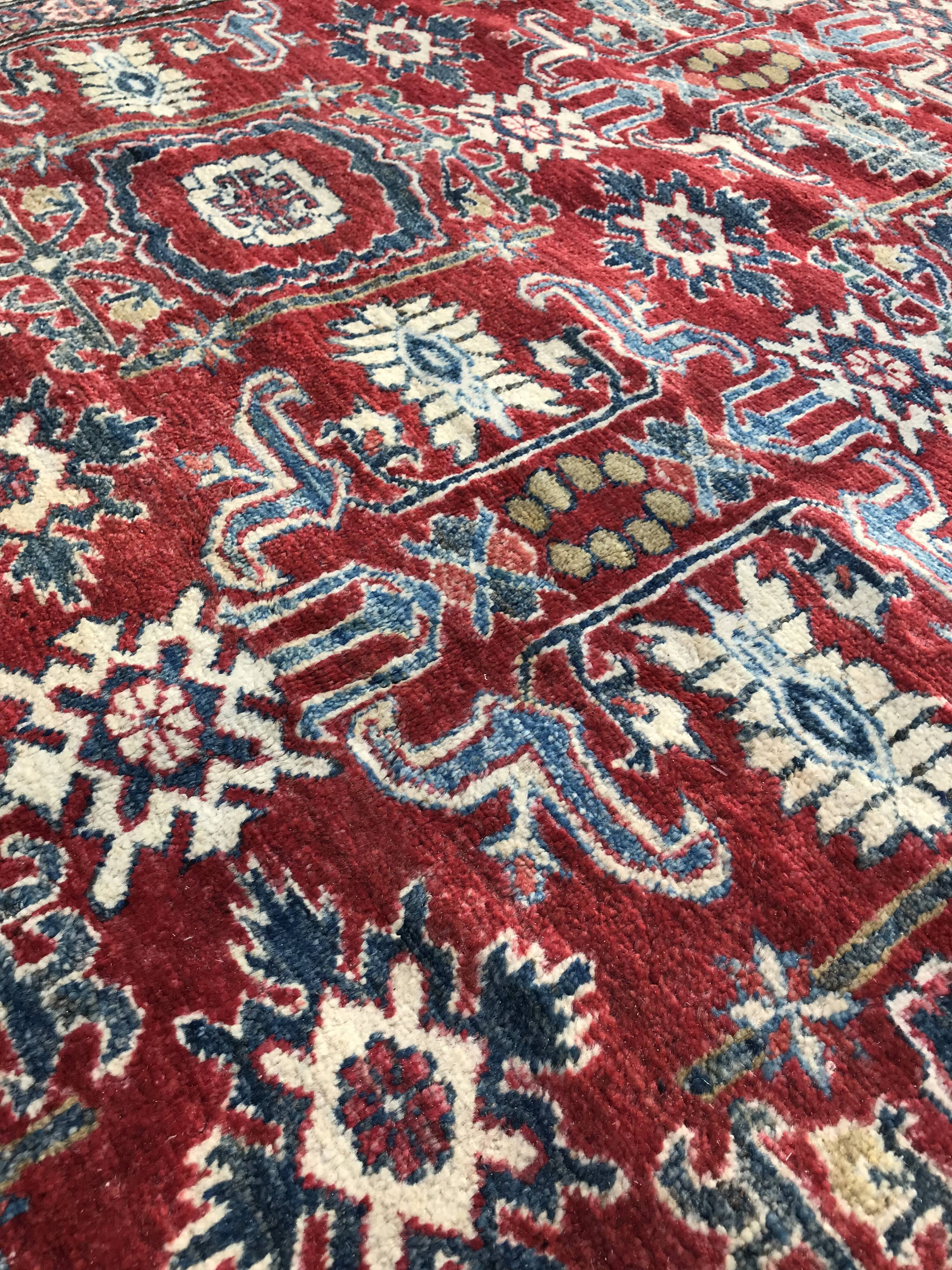 222X310cm hand made afghan Chobi rug