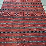 Moroccan handmade wool rug - 220x120cm