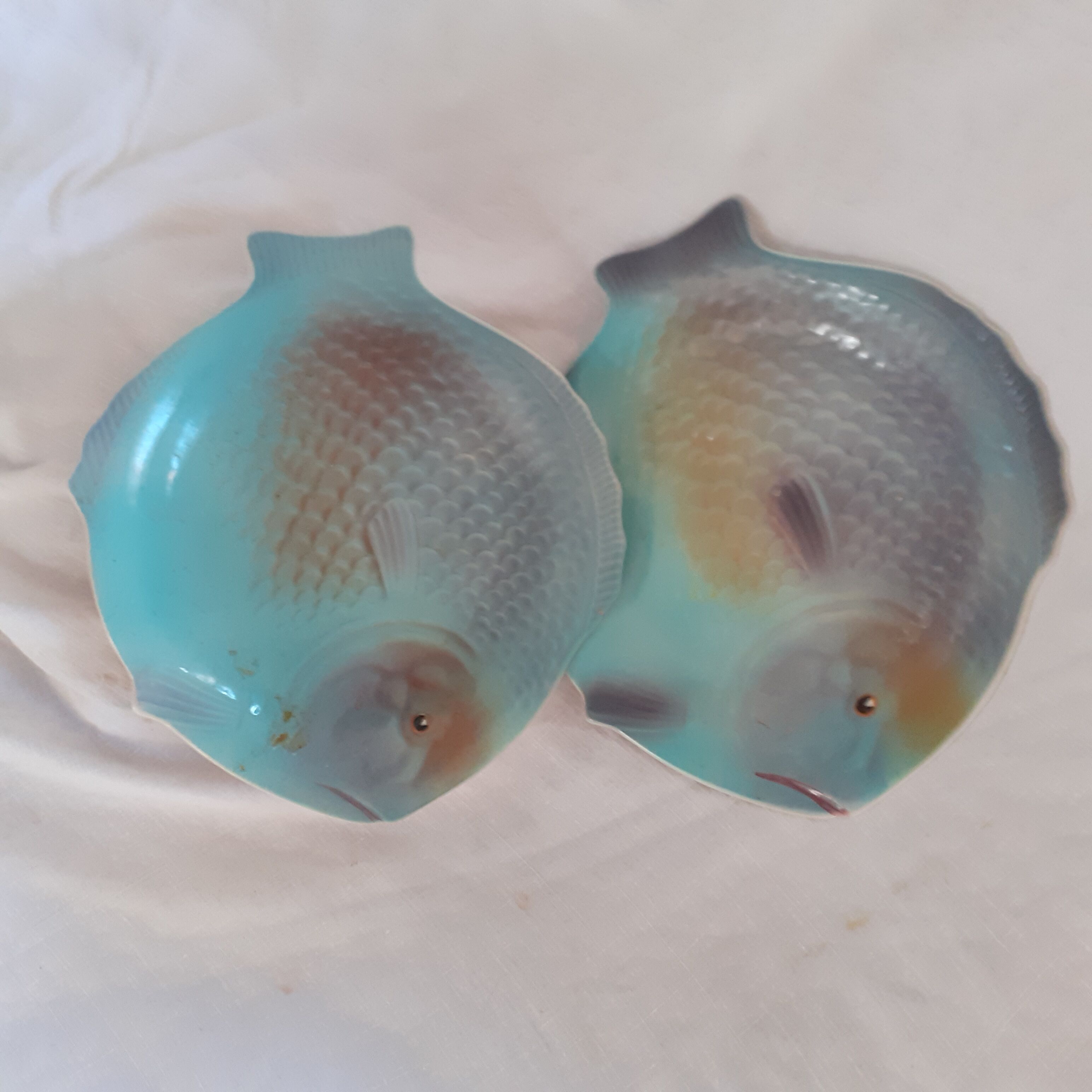 2 Fish plates. Shorter and son. England