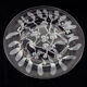 Crystal plate Gui Lalique pattern