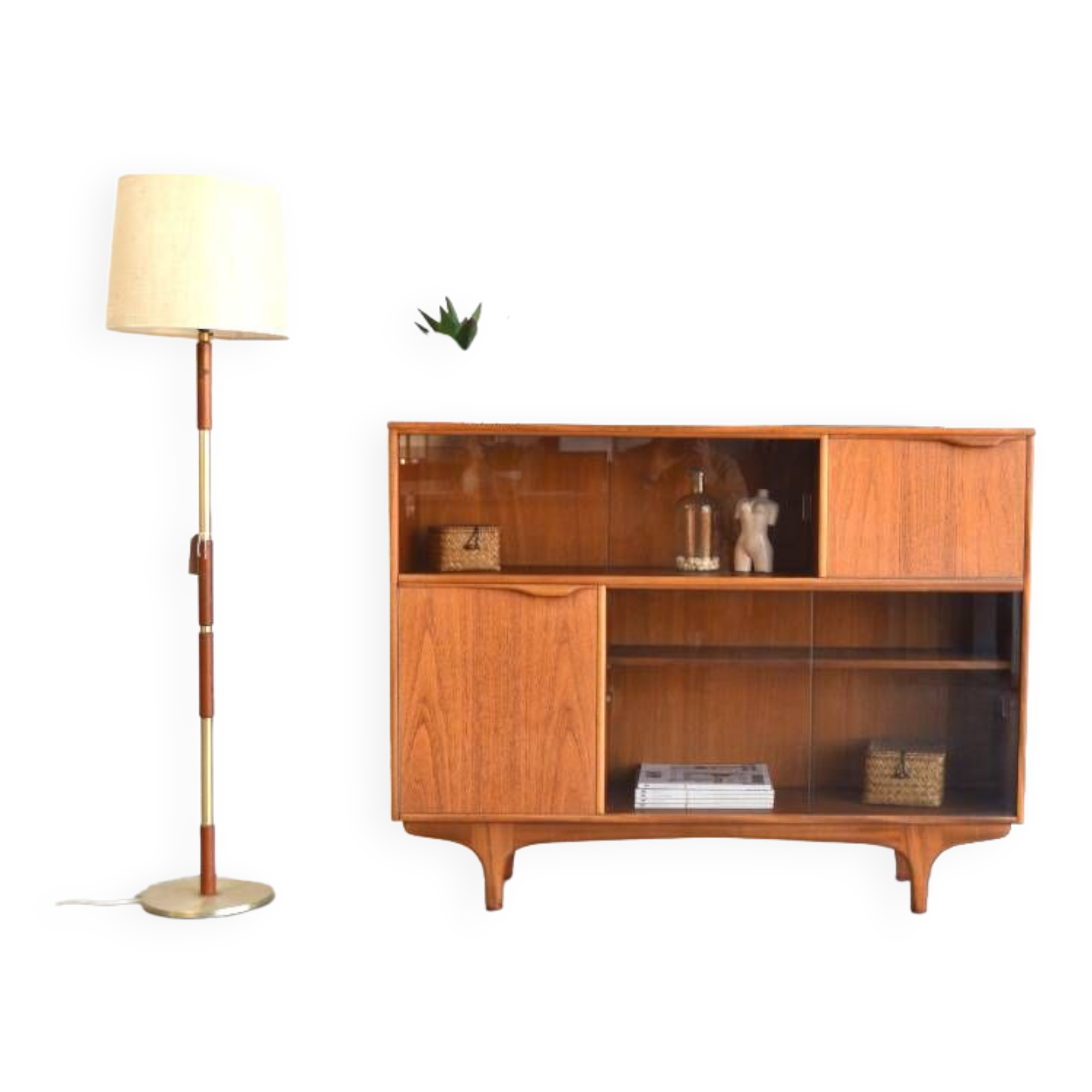 Teak bookcase by Sutcliffe * 122 cm