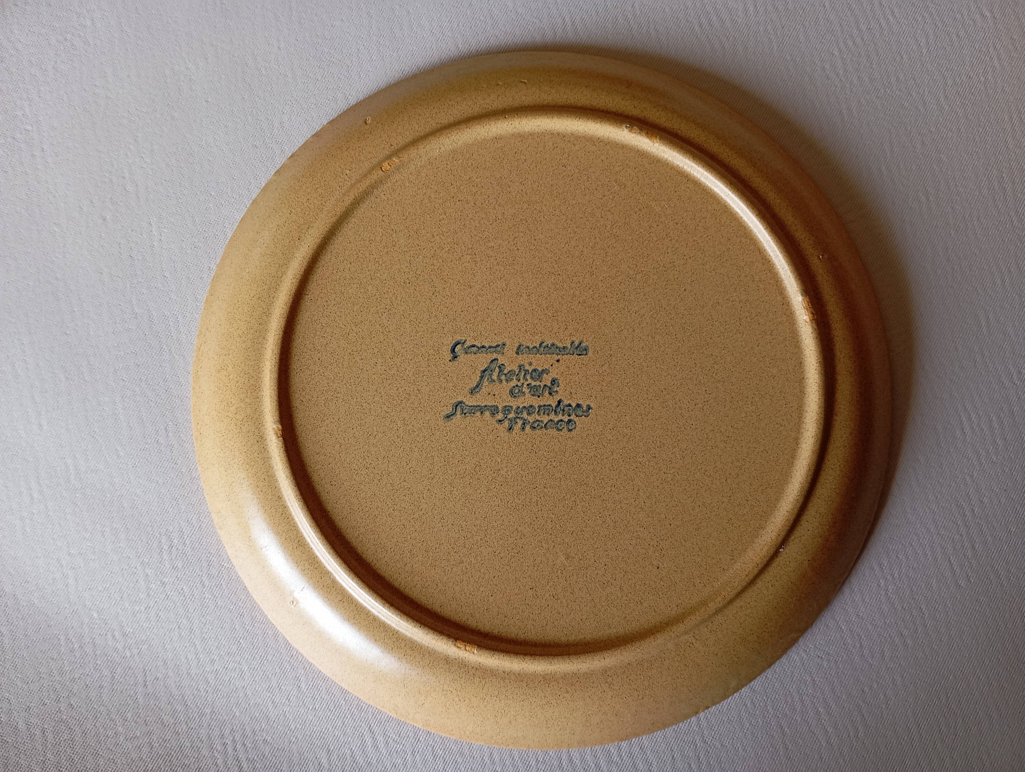 Sarreguemines "Chaumière" dinner plates