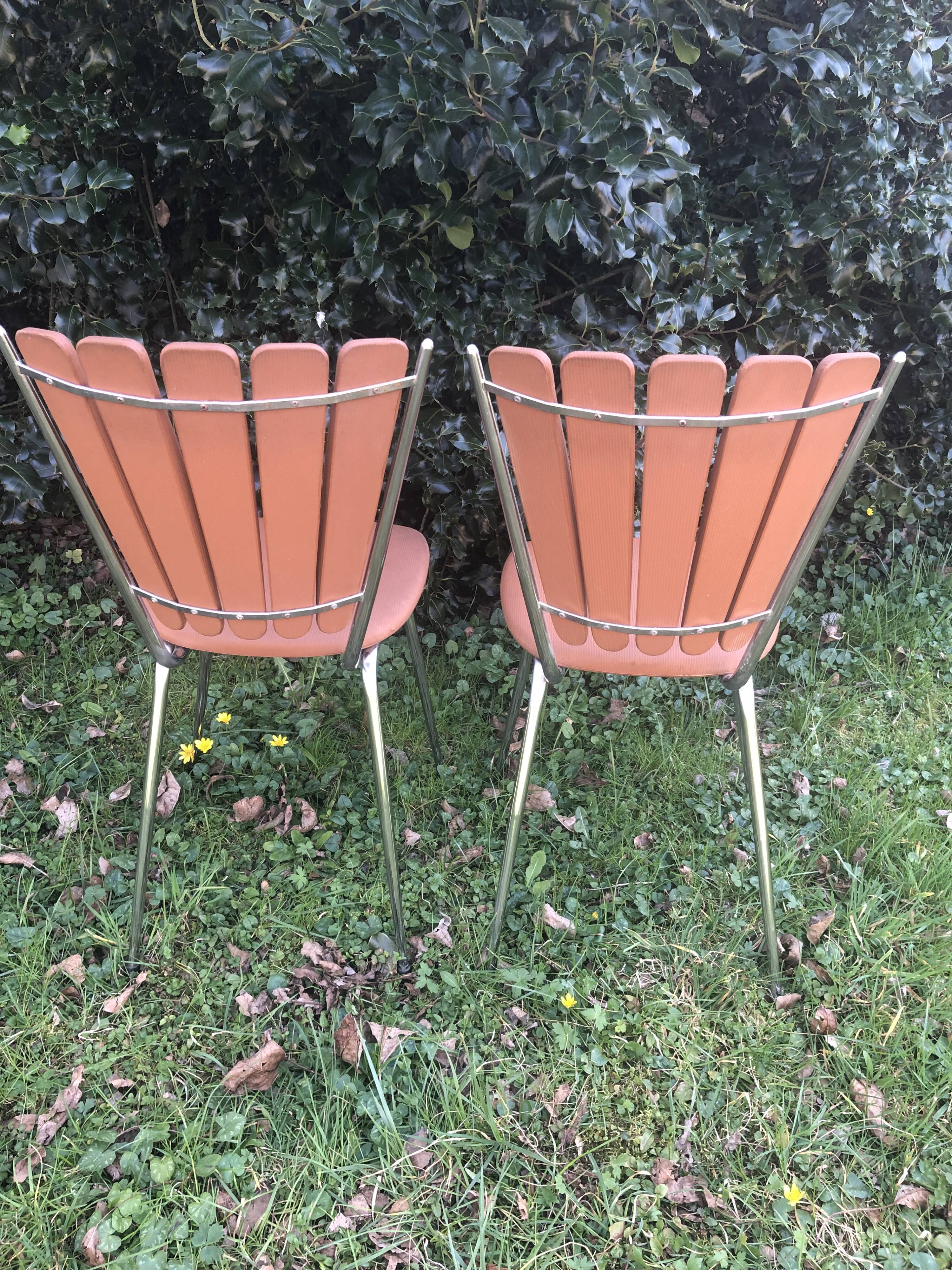 Petal back chairs