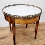 Wooden and marble coffee table