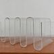 Sculptural range of Mid Century Modern in plexiglass from the 1970s.