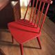 Bureau 1950 pieds compas et chaise scandinave
