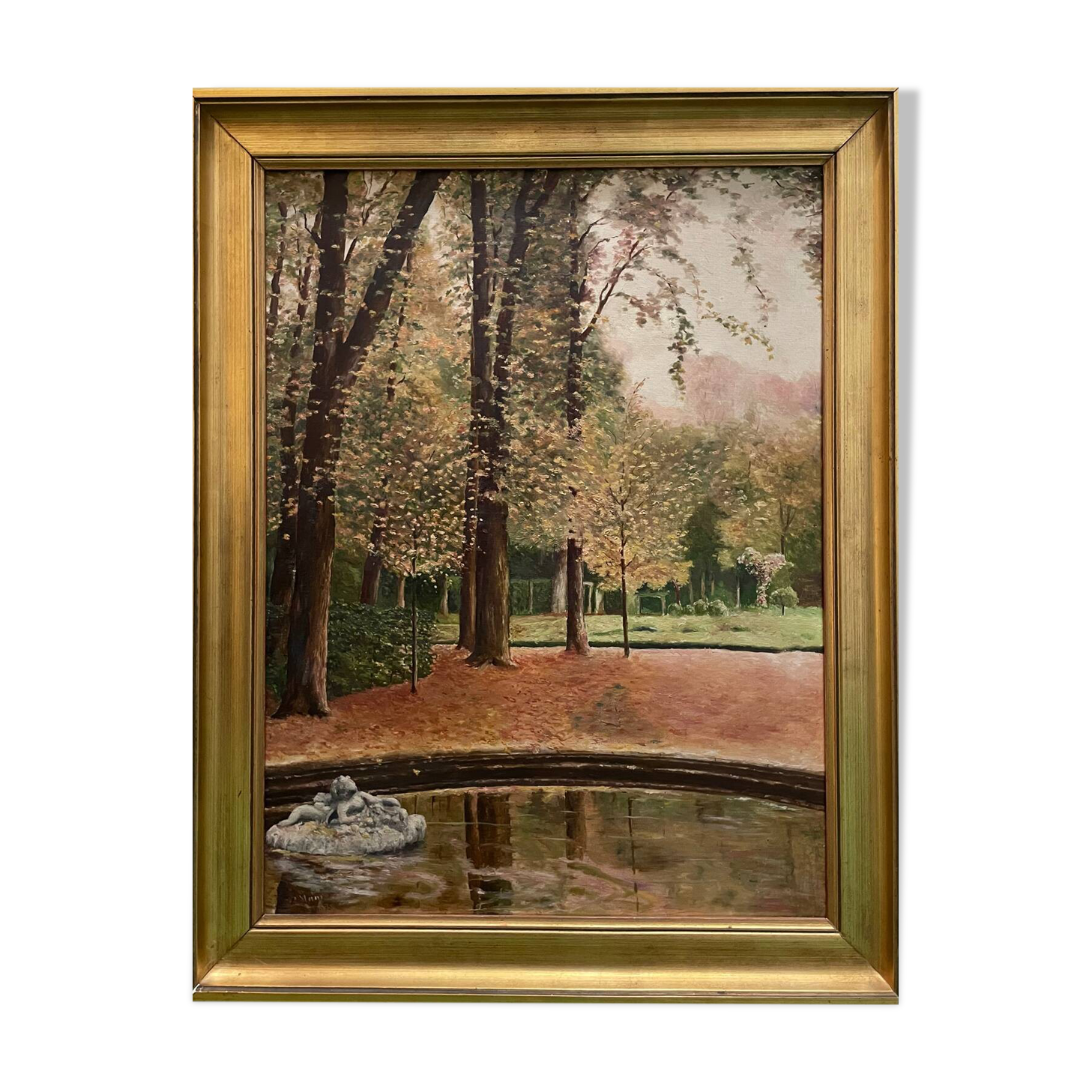 Tableau parc du chateau de Versailles, Munier 1935